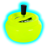 Drehaschenbecher Neon Yellow 13cm