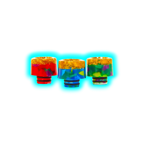 Drip Tip 510 Epoxy Resin Gold