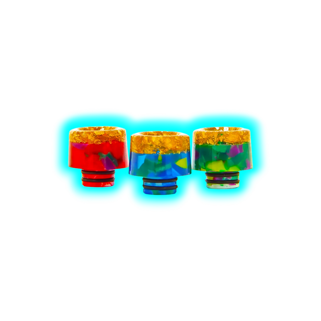 Drip Tip 510 Epoxy Resin Gold