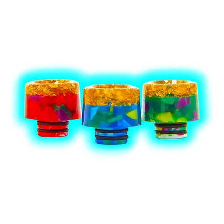 Drip Tip 510 Epoxy Resin Gold