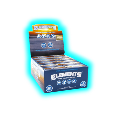 Elements Blue Rolls King Size Slim Box