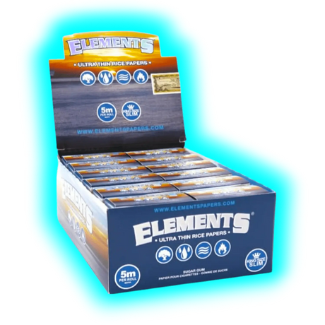 Elements Blue Rolls King Size Slim Box