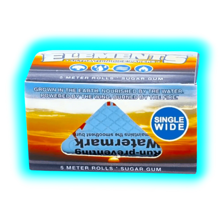 Elements Blue Rolls Single Wide 5m