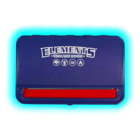 Elements Rolling Box Blue for King Size Slim Papers