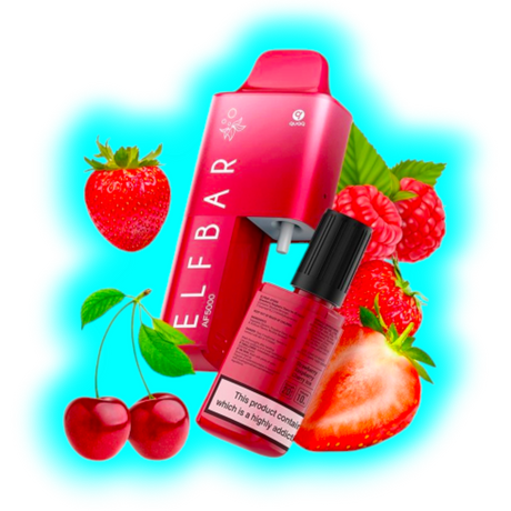 Elf Bar AF 5000 Strawberry Raspberry Cherry Ice 20mg