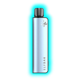 Blaues schlankes Elfbar Elfa Master Pod System mit schwarzem Mundstück und floralem Logo