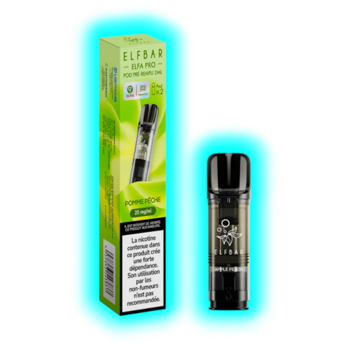 Elf Bar ELFA Pro Prefilled Pod (2 x 2ml) Apple Peach