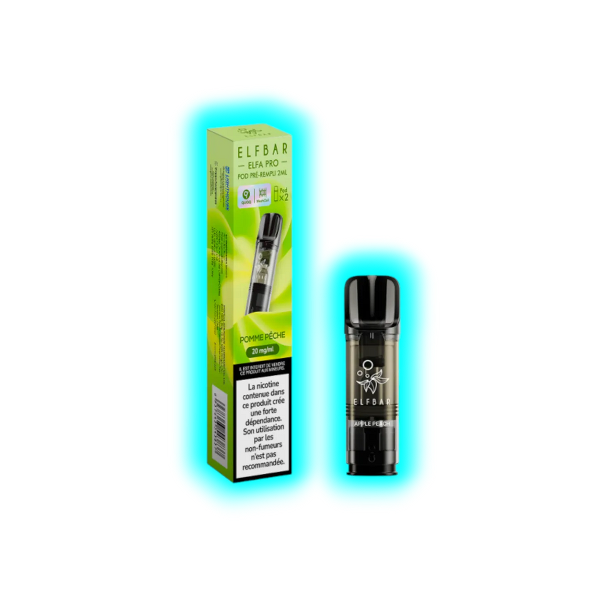 Elf Bar ELFA Pro Prefilled Pod (2 x 2ml) Apple Peach
