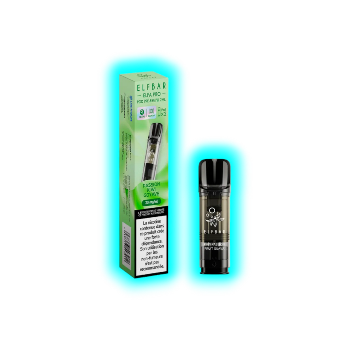 Elf Bar ELFA Pro Prefilled Pod (2 x 2ml) Passionfruit Kiwi Guava