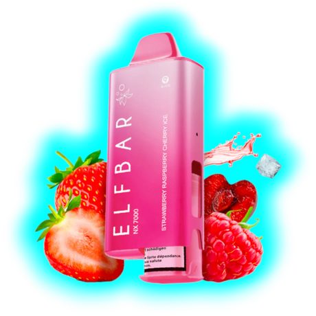Elf Bar NX7000 Kit Strawberry Rasberry Cherry Ice 20mg/ml