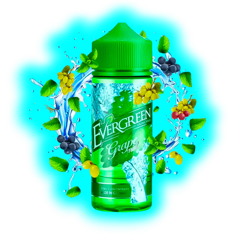 Evergreen Longfill Grape Mint 8/120ml