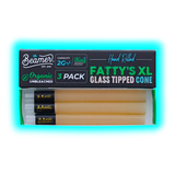 Fatty's Organic Unbleached Glass-Tipped Cones XL 2G