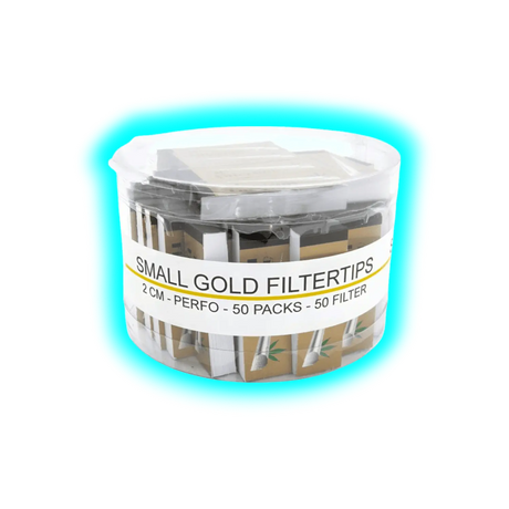 Filtertips Box Small Gold