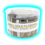 Filtertips Box Small Gold