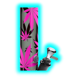 Fire Flow x Black Leaf Bong Leaves Pink 40cm