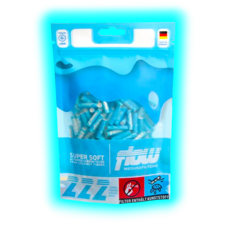 Flow by Medusafilters Supersoft Blue 6mm 222pcs