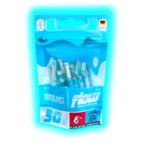 Flow by Medusafilters Supersoft Blue 6mm 50pcs
