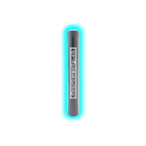 Fourtwenty Smellproof Metal Tube Big Black 15.8 x 2.3 cm