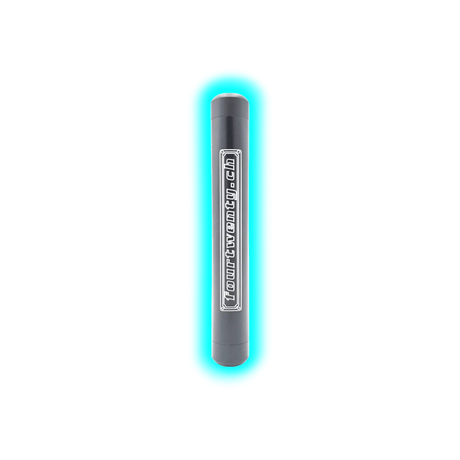 Fourtwenty Smellproof Metal Tube Big Black 15.8 x 2.3 cm