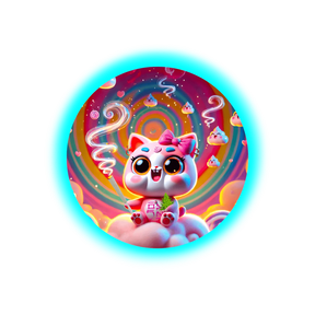 Fourtwenty Smoking Cat Cloud9 Aluminium Grinder Pink 4Parts 50mm