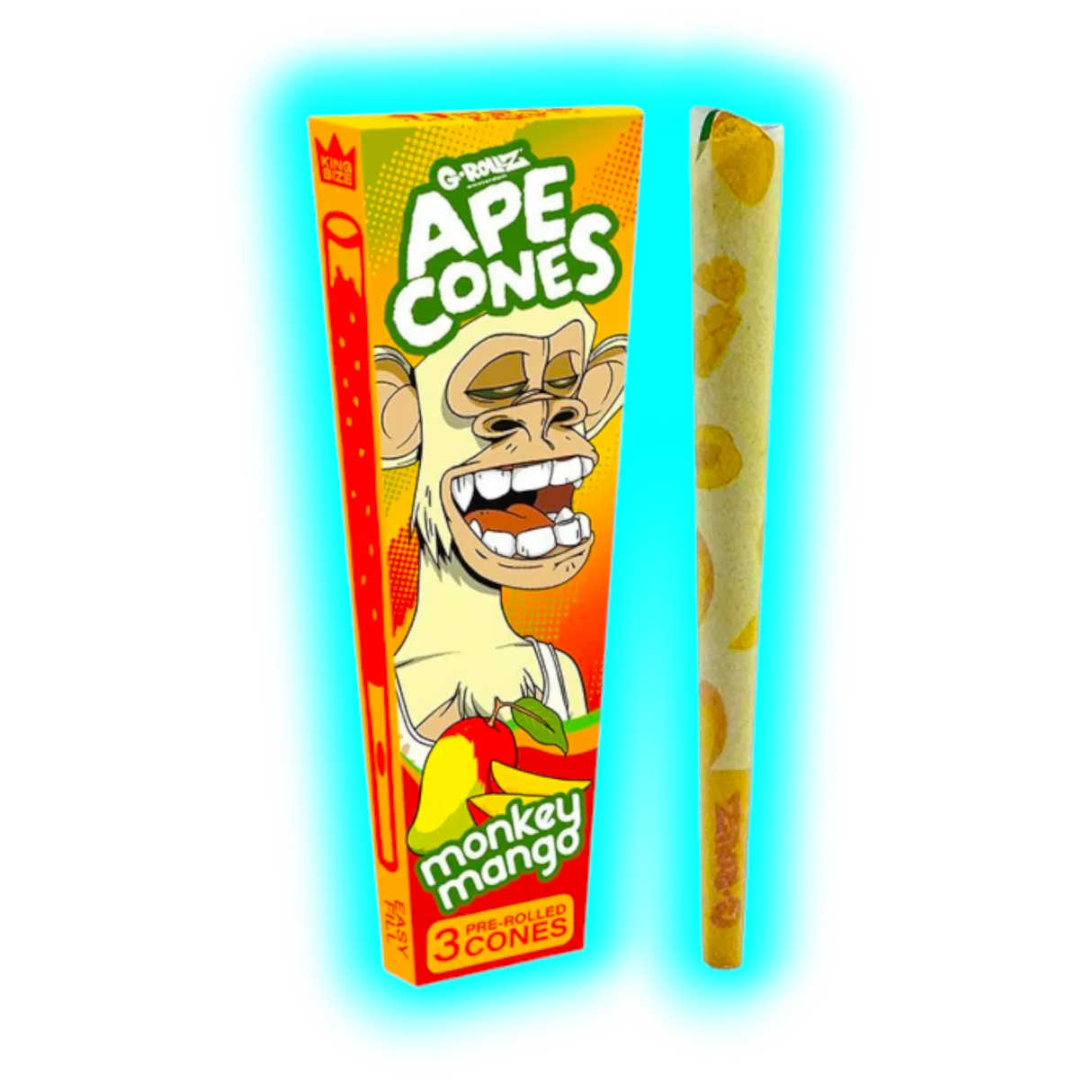 G-Rollz Ape Cones Monkey Mango Pop Cones KS 3pcs