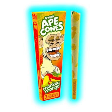 G-Rollz Ape Cones Monkey Mango Pop Cones KS 3pcs