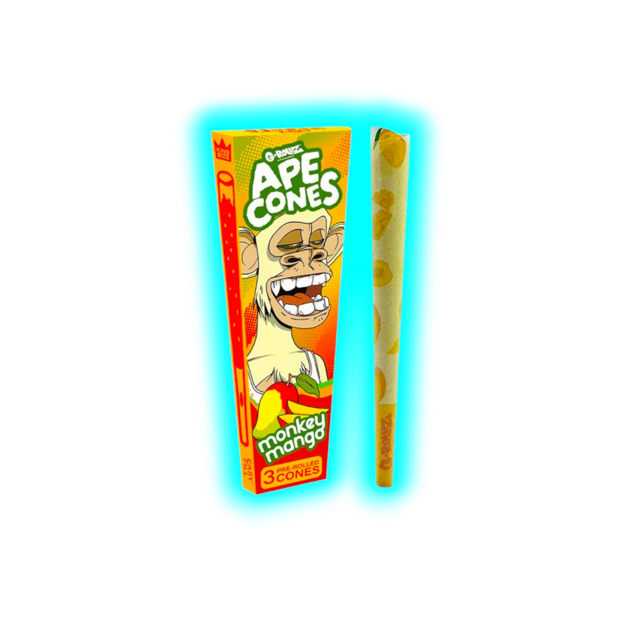 G-Rollz Ape Cones Monkey Mango Pop Cones KS 3pcs