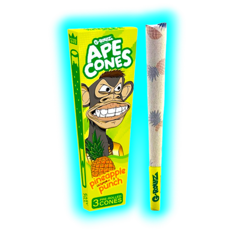 G-Rollz Ape Cones Pineapple Punch Pop Cones KS 3pcs