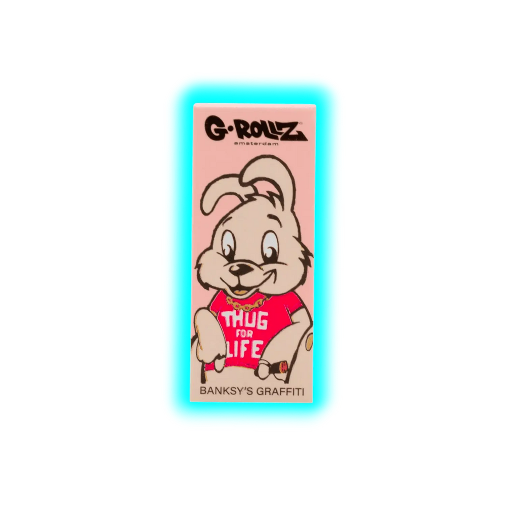 G-Rollz Banksy Thug Life Pink Filter Tips