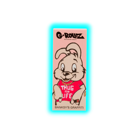 G-Rollz Banksy Thug Life Pink Filter Tips