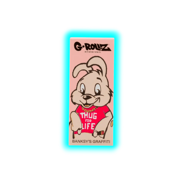 G-Rollz Banksy Thug Life Pink Filter Tips