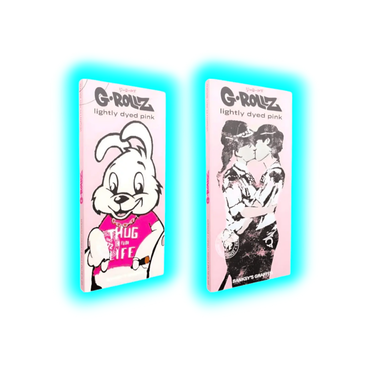 G-Rollz Banksy’s Graffiti Set 3 Lightly Dyed Pink KS Papers ASS 1pc