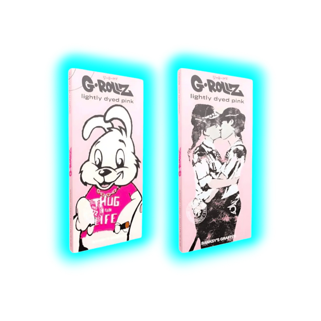 G-Rollz Banksy’s Graffiti Set 3 Lightly Dyed Pink KS Papers ASS 1pc
