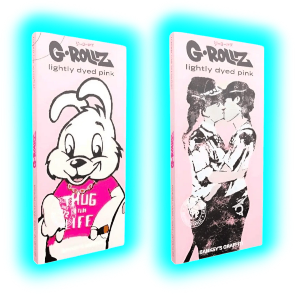 G-Rollz Banksy’s Graffiti Set 3 Lightly Dyed Pink KS Papers ASS 1pc