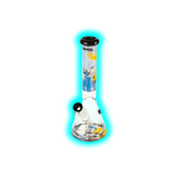 G-Rollz Banksy's 'Bulletproof Dove' - Beaker Bong White 37cm