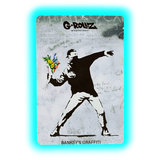 G-Rollz Banksy's Flower Thrower Smellproof Bags 100 x 150mm 6pcs