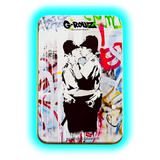 G-Rollz | Banksy’s Graffiti Kissing Coppers Storage Box Large 13x8.5x3cm