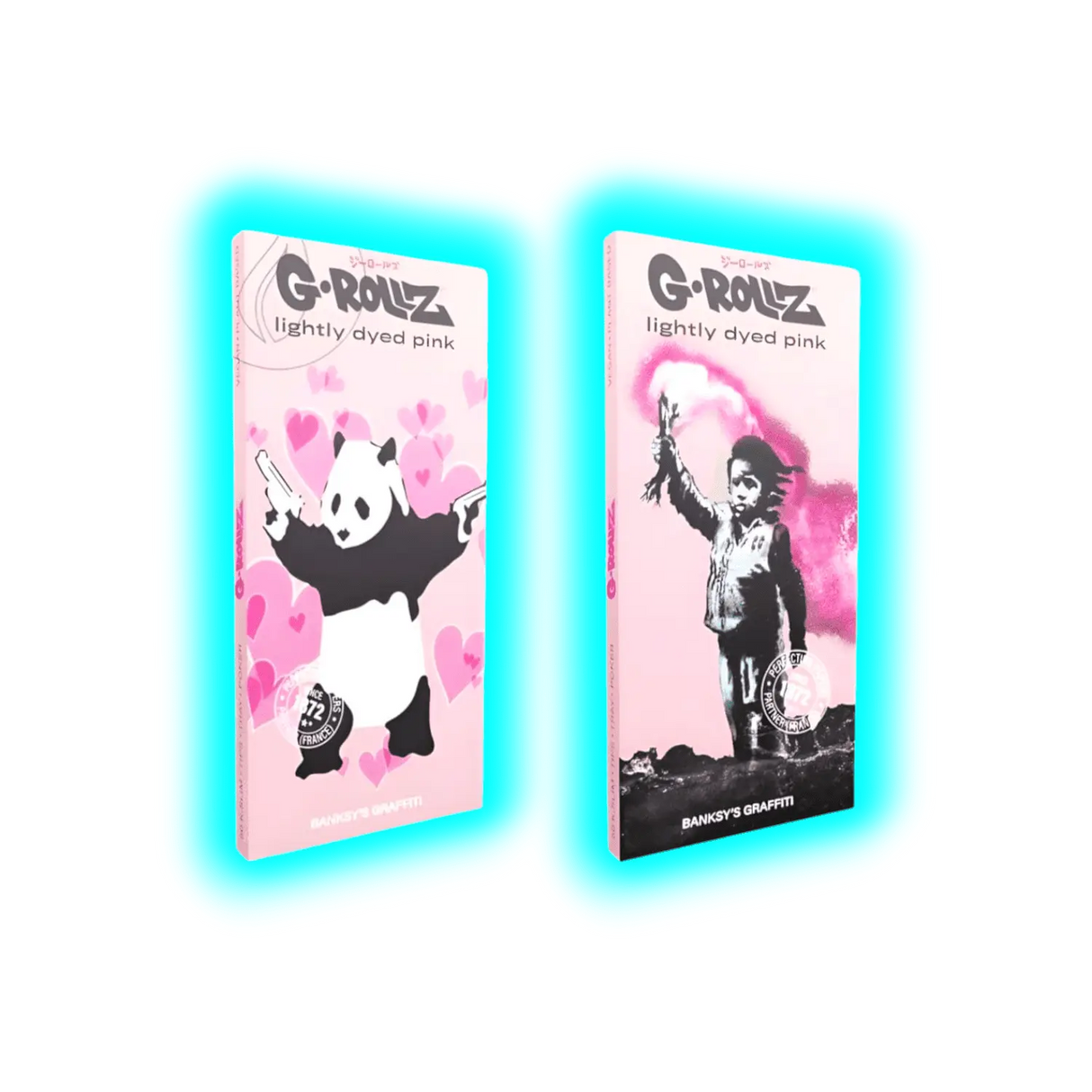 G-Rollz Banksy’s Graffiti Set 1 Lightly Dyed Pink KS Papers ASS 1pc