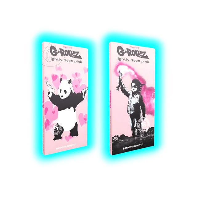 G-Rollz Banksy’s Graffiti Set 1 Lightly Dyed Pink KS Papers ASS 1pc