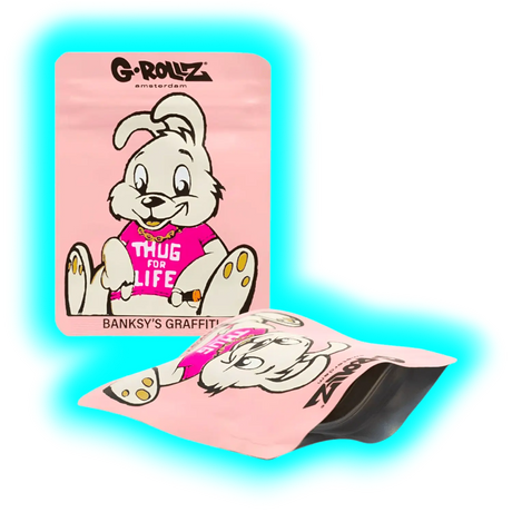 G-Rollz Banksy's Thug for Life Smellproof Bags 65 x 85mm 50pcs