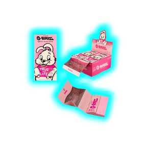 G-Rollz Banksy's Thug Life Lightly Dyed Pink KS Papers BOX 16pcs