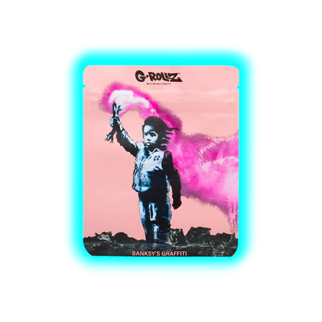 G-Rollz Banksy's Torch Boy Smellproof Bags 100 x 125mm 8pcs