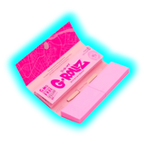 G-Rollz Cheech Chong Lightly Dyed Pink King Slim Papers + Tips