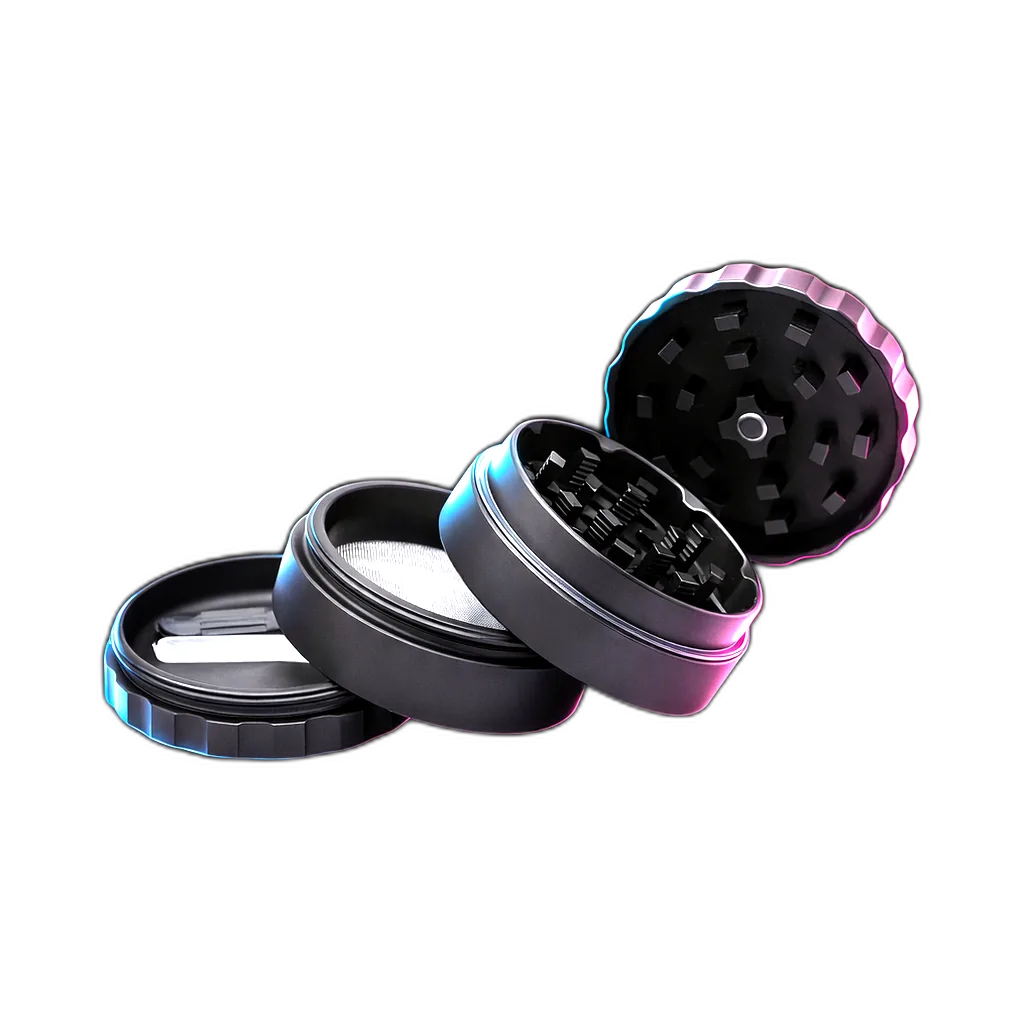 G-Rollz Grinder Banksy Panda Gunnin 4 Part 53mm in der Frontansicht