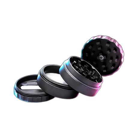 G-Rollz Grinder Banksy Panda Gunnin 4 Part 53mm in der Frontansicht
