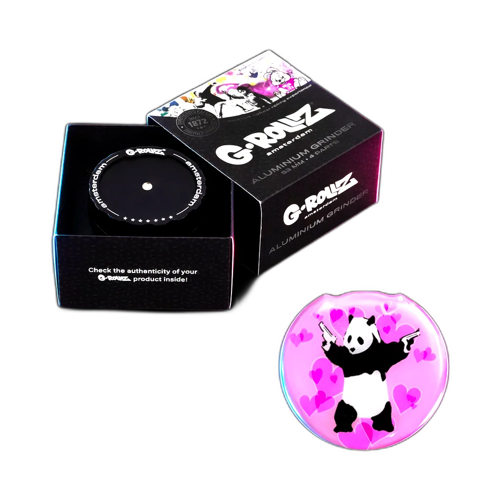 G-Rollz Grinder Banksy Panda Gunnin 4 Part 53mm