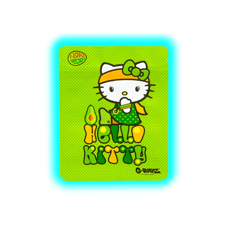 G-Rollz Hello Kitty Avocado Smellproof Bags 100 x 125mm 8pcs