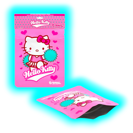G-Rollz Hello Kitty 'Cheerleader' Smellproof Bags 100 x 125mm 8pcs