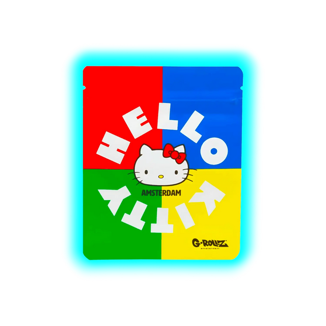 G-Rollz Hello Kitty Retro Classic Smellproof Bags 100 x 125mm 8pcs