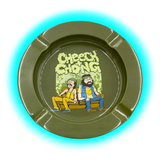 G-Rollz Metal Tin Ashtray Cheech and Chong I In da Chair